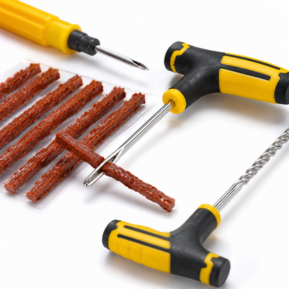 Complete Car Tire Repair Kit